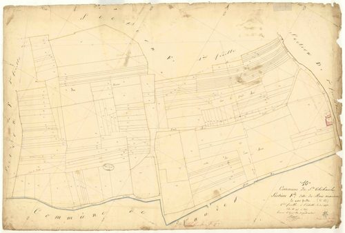 Saint-Thibault, section F dite de Bois Maison, feuille n° 2, parcelles n° 195-360