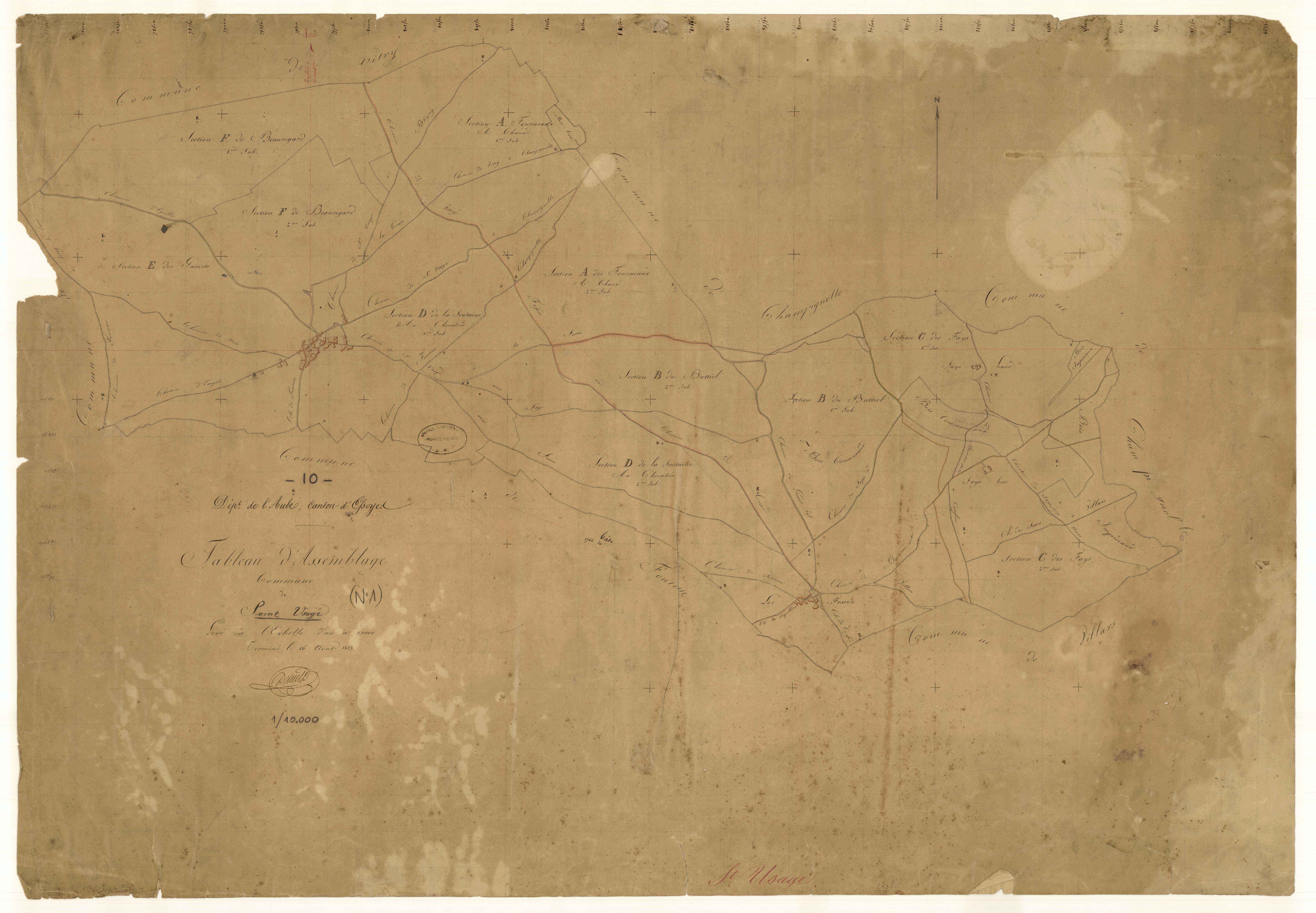 Saint-Usage, tableau d'assemblage