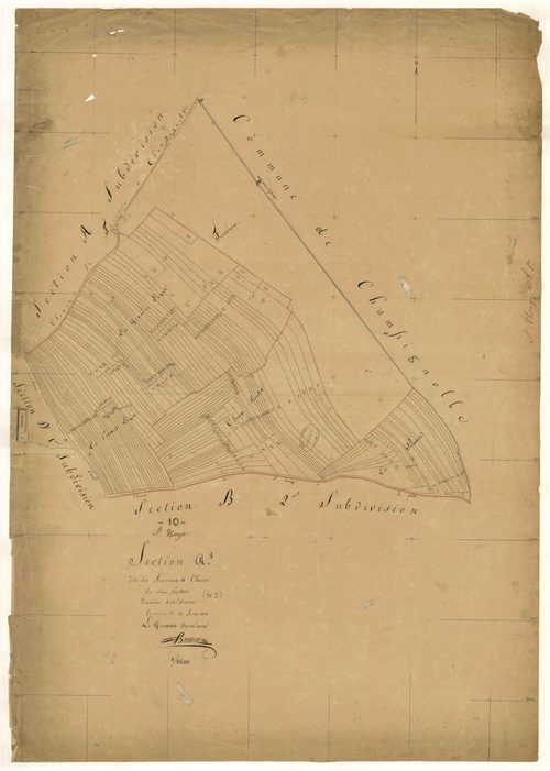 Saint-Usage, section A dite des Fournaux à Chaux, feuille n° 1