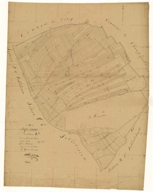 Saint-Usage, section A dite des Fournaux à Chaux, feuille n° 2