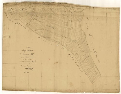 Saint-Usage, section B dite du Butiel, feuille n° 2