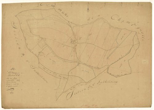 Saint-Usage, section C dite des Fays, feuille n° 1