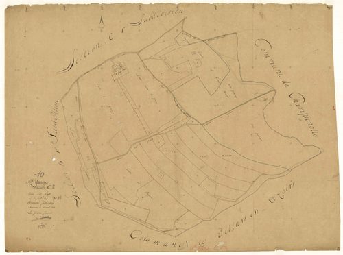 Saint-Usage, section C dite des Fays, feuille n° 2
