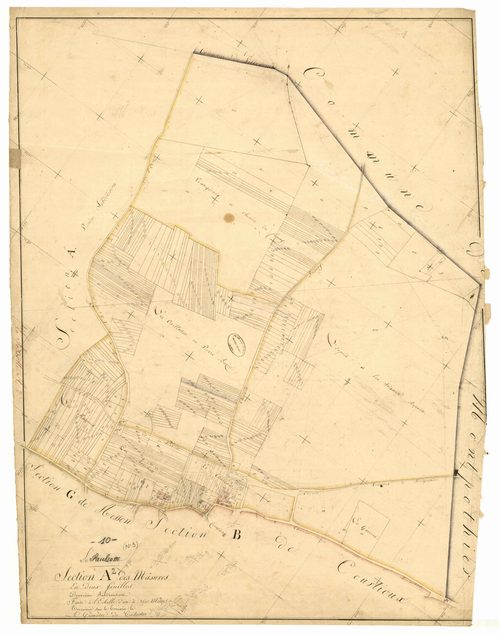 La Saulsotte, section A dite des Masures, feuille n° 2