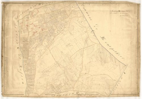 La Saulsotte, section B dite de Courtioux, feuille n° 2