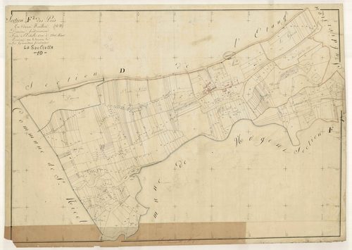 La Saulsotte, section F dite des Prés, feuille n° 2