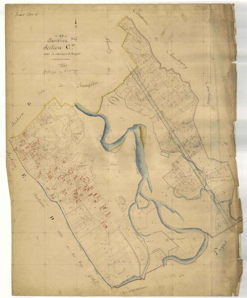 Savières, section C dite de Chavanne et Champêtre