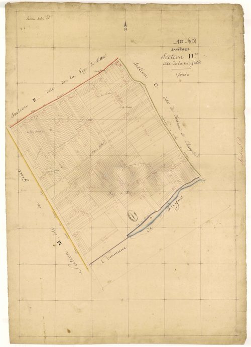 Savières, section D dite de la Voie Gillot