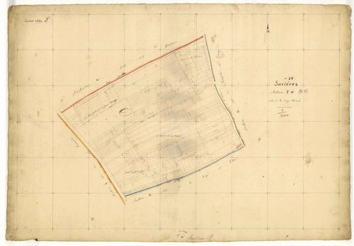 Savières, section F dite de la Voye Moncet