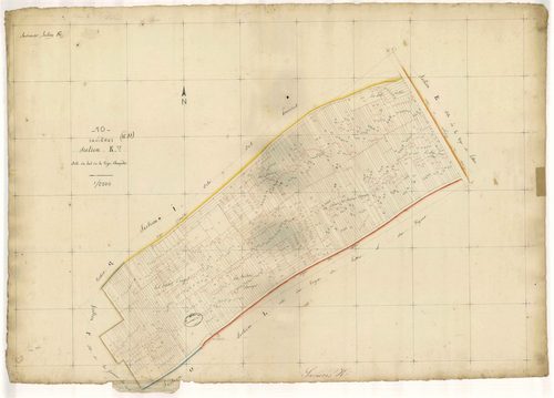 Savières, section K dite du Bas de la Voye Champêtre