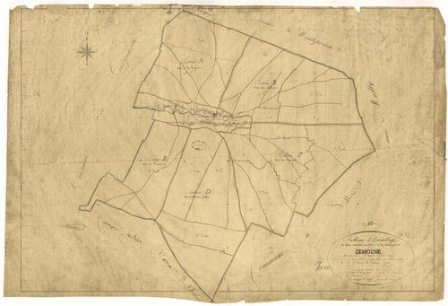 Semoine, tableau d'assemblage