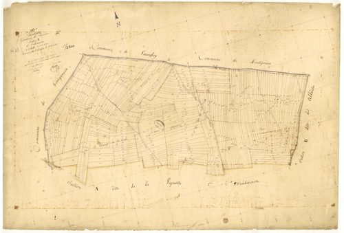Semoine, section A dite de la Vignotte, feuille n° 1