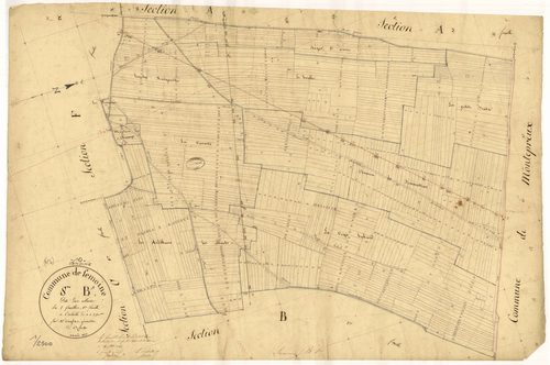 Semoine, section B dite des Alluets, feuille n° 1