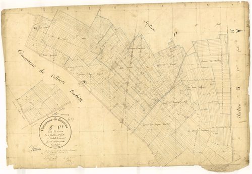 Semoine, section C dite des Crounots, feuille n° 3