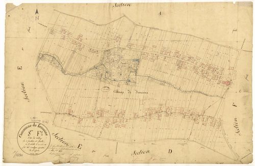 Semoine, section F dite du Village, feuille n° 1