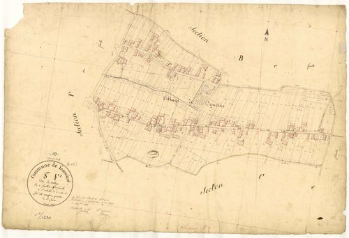 Semoine, section F dite du Village, feuille n° 2