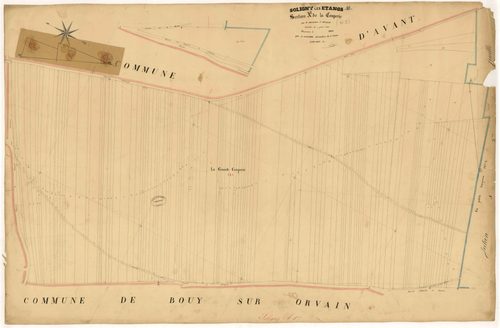 Soligny-les-Etangs, section A dite de la Couperie, feuille n° 1