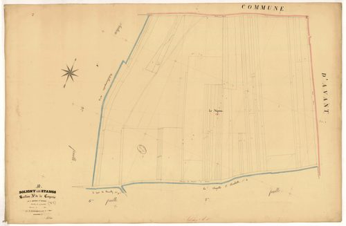 Soligny-les-Etangs, section A dite de la Couperie, feuille n° 4
