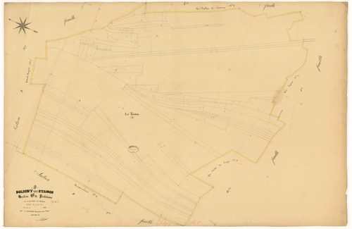 Soligny-les-Etangs, section B dite de Pertelaine, feuille n° 2
