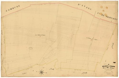 Soligny-les-Etangs, section B dite de Pertelaine, feuille n° 4