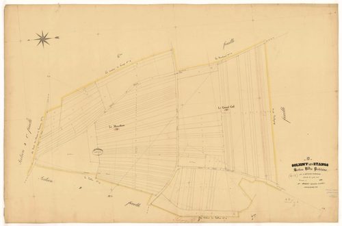 Soligny-les-Etangs, section B dite de Pertelaine, feuille n° 8