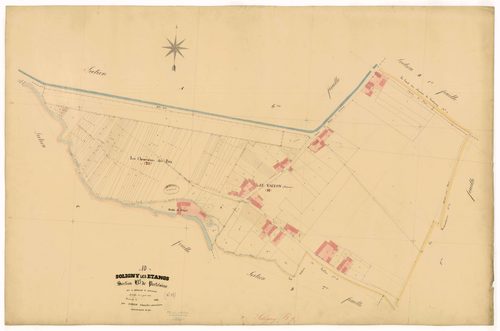 Soligny-les-Etangs, section B dite de Pertelaine, feuille n° 9