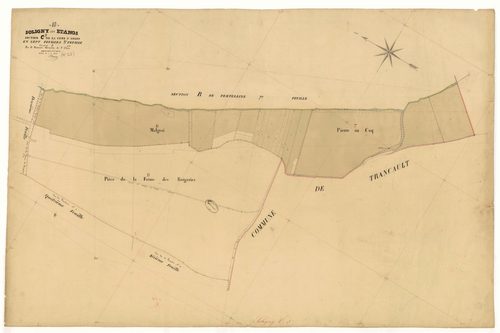 Soligny-les-Etangs, section C dite de la Côte Saint-Léger, feuille n° 3