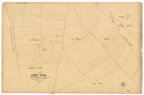 Soligny-les-Etangs, section C dite de la Côte Saint-Léger, feuille n° 4