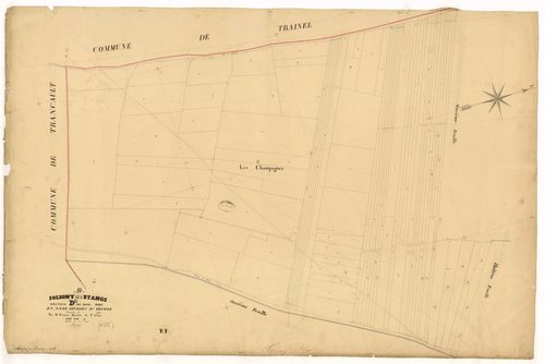 Soligny-les-Etangs, section D dite du Bois Dieu, feuille n° 10
