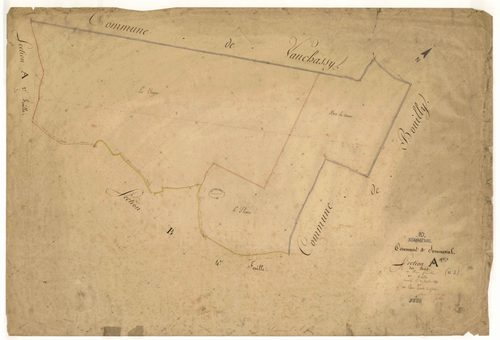 Sommeval, section A dite des Bois, feuille n° 1