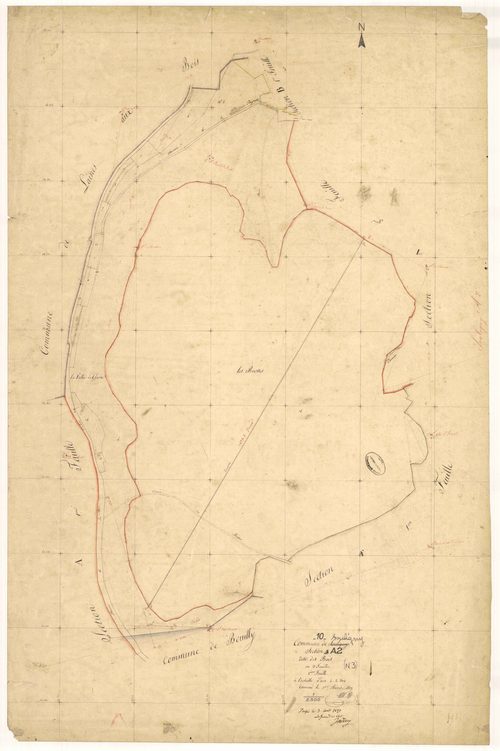 Souligny, section A dite des Bois, feuille n° 2