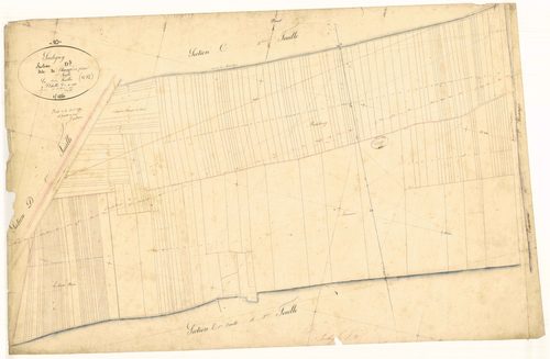 Souligny, section D dite de Champ de Grue, feuille n° 3