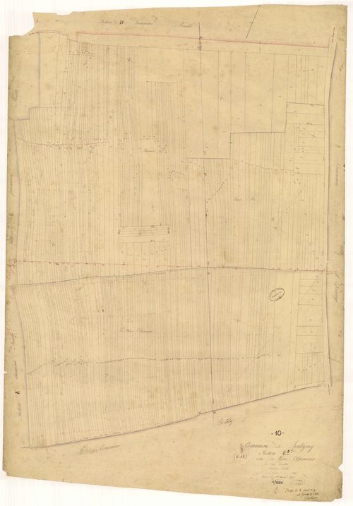Souligny, section E dite des Voies l'Epineuses, feuille n° 3