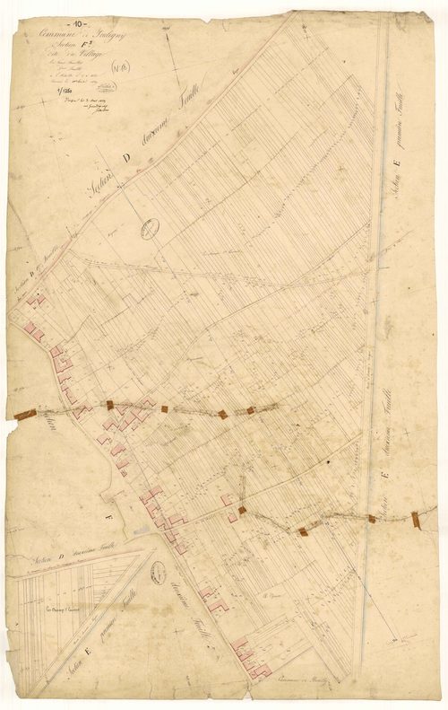 Souligny, section F dite du Village, feuille n° 3