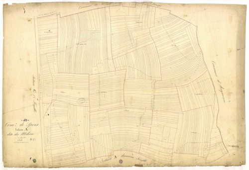 Spoy, section A dite du Milieu, feuille n° 1