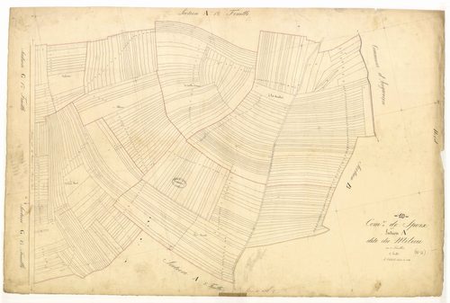 Spoy, section A dite du Milieu, feuille n° 2