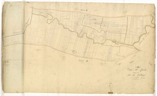 Spoy, section C dite du Village, feuille n° 1