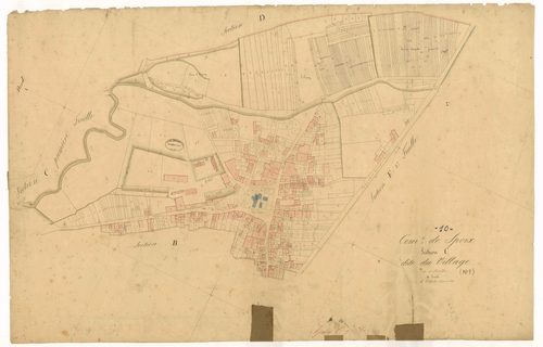 Spoy, section C dite du Village, feuille n° 2