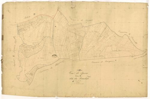 Spoy, section E dite du Beauchot, feuille n° 2