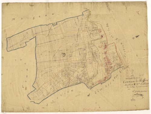Thieffrain, section E dite du Village, feuille n° 2