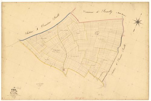 Thil, section B dite du Village, feuille n° 1, parcelles n° 1-260