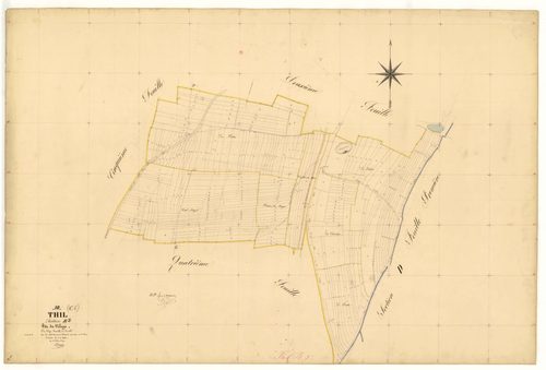 Thil, section B dite du Village, feuille n° 3, parcelles n° 656-911