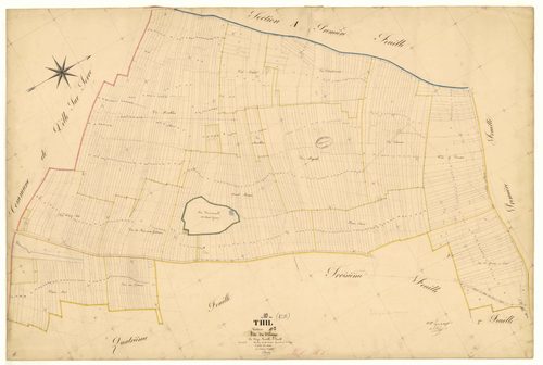 Thil, section B dite du Village, feuille n° 5, parcelles n° 1446-1954
