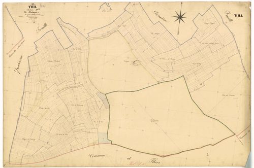 Thil, section D dite de Moimont, feuille n° 3, parcelles n° 876-1330