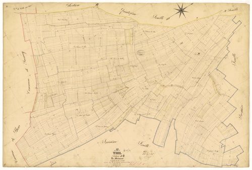 Thil, section D dite de Moimont, feuille n° 4, parcelles n° 1331-2029