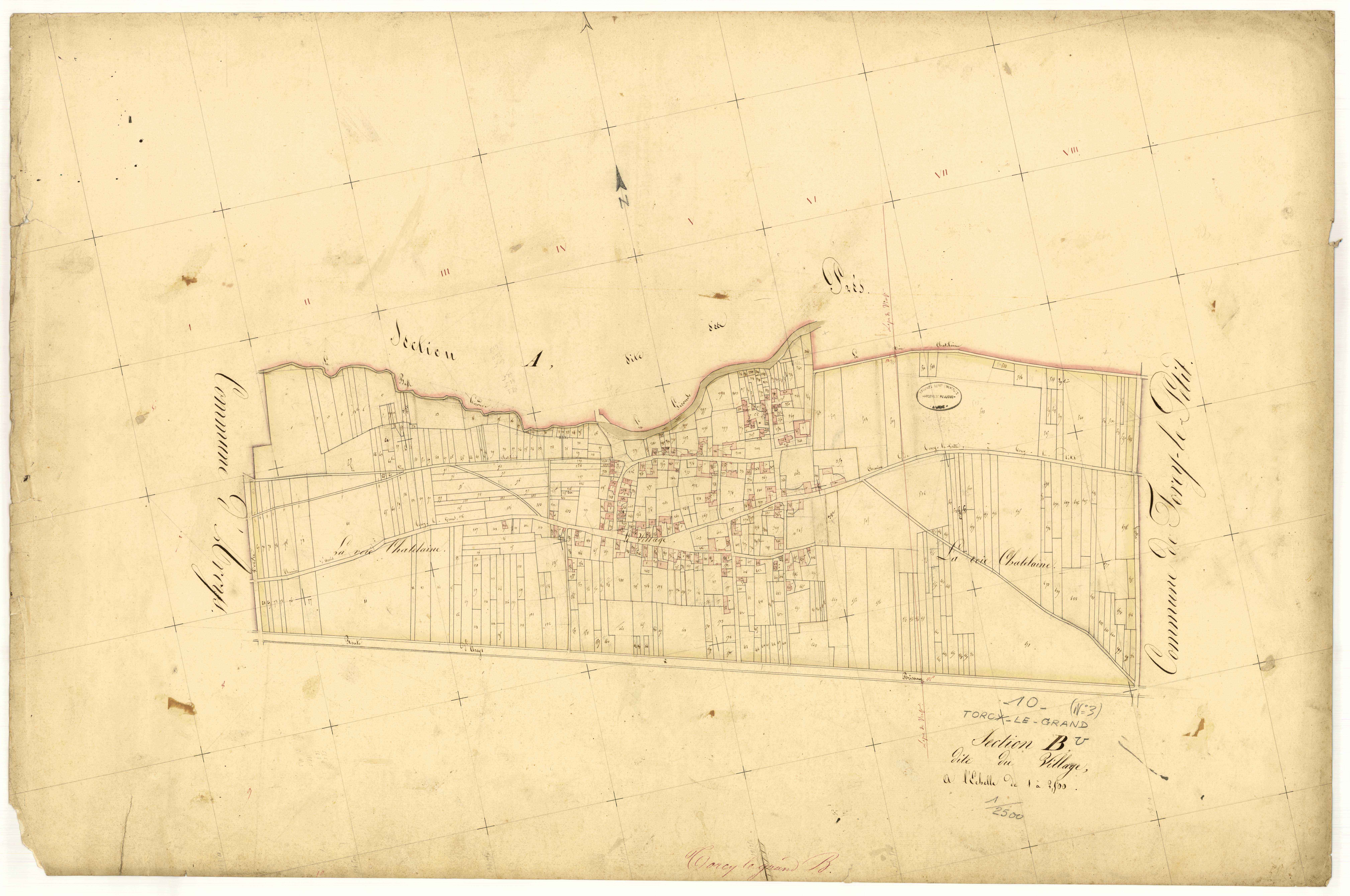 Torcy-le-Grand, section B dite du Village