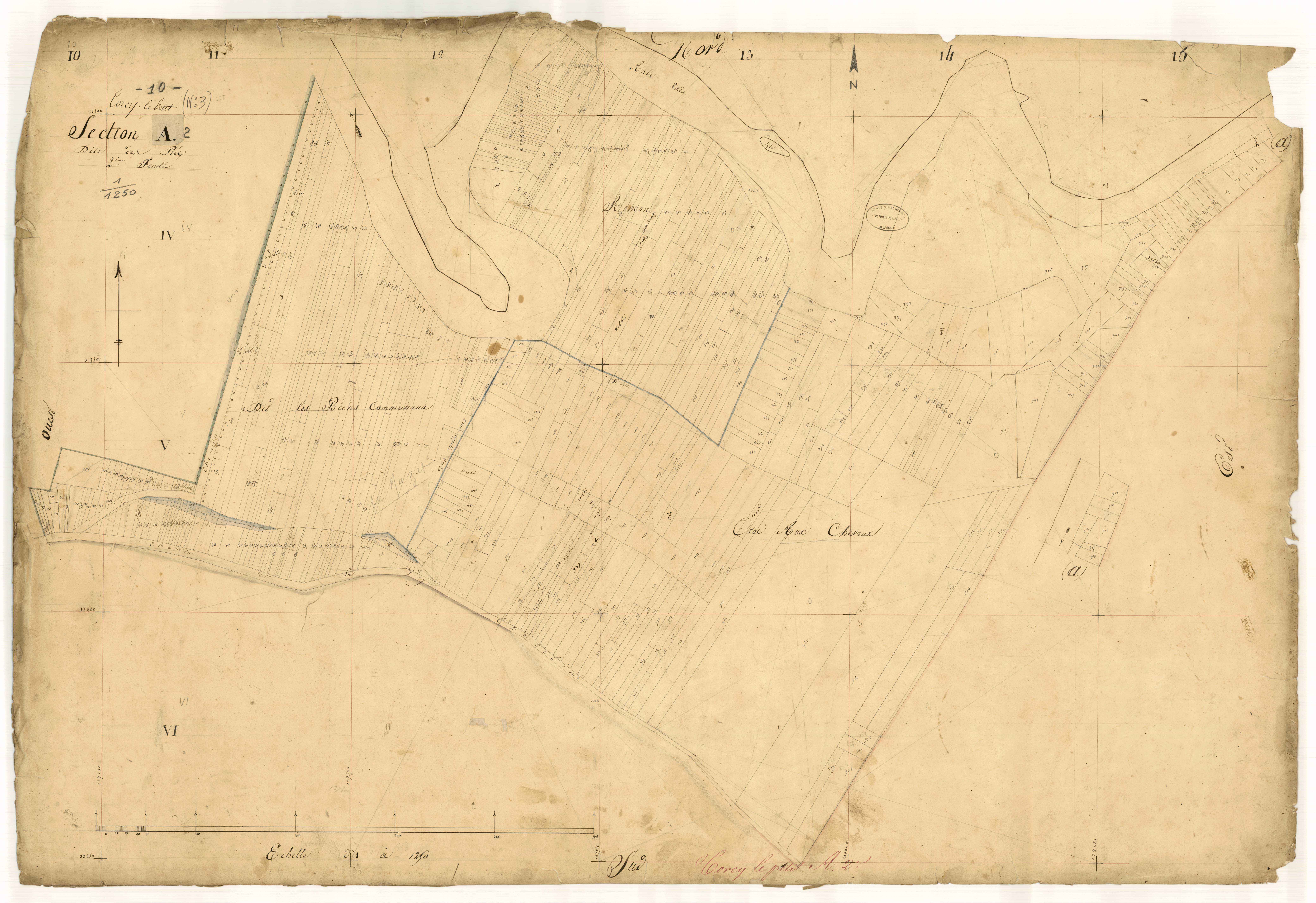 Torcy-le-Petit, section A dite des Prés, feuille n° 2