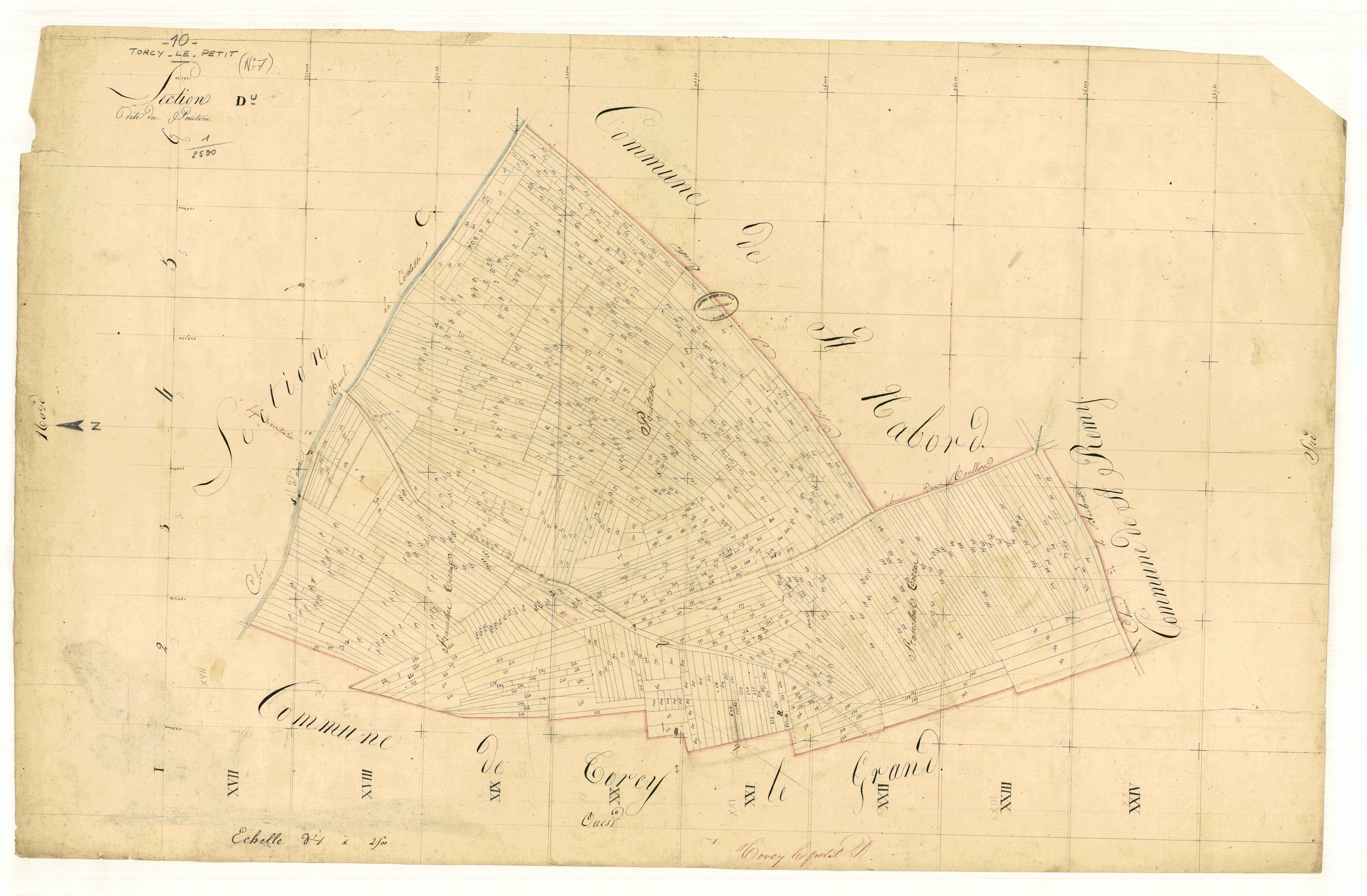 Torcy-le-Petit, section D dite du Pouitrou
