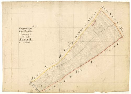 Torvilliers, section G dite de la Voye-Moyenne, feuille n° 2