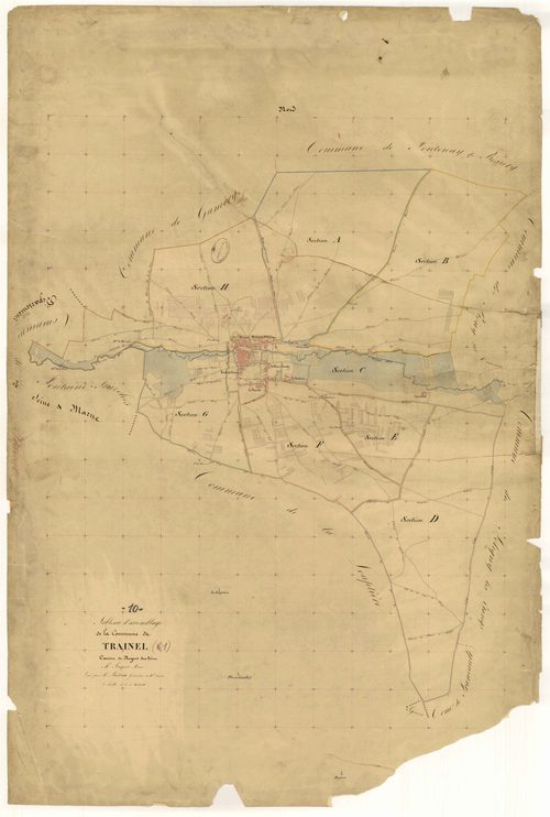 Traînel, tableau d'assemblage